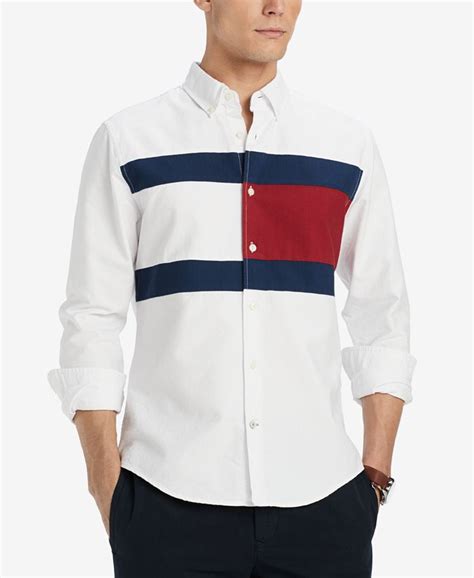 designer tommy hilfiger shirts men.